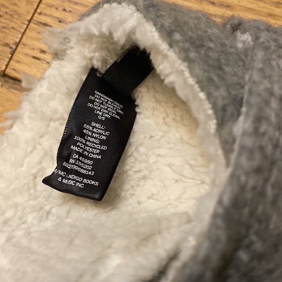 Headband and Sherpa lined grey mittens NWT - Picture 2 of 5